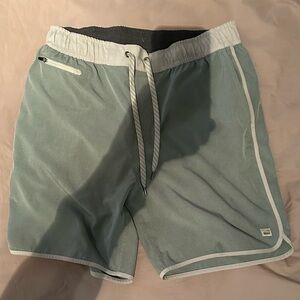 Vuori Men's Athletic Shorts - Light Green